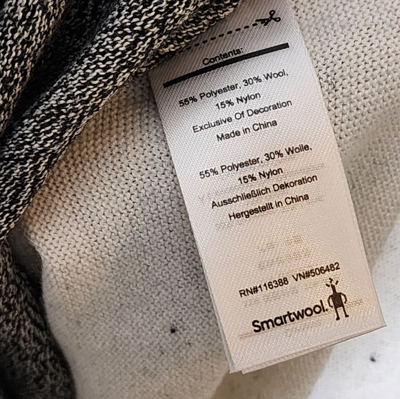 Smartwool Gray and Black Long Sleeve Top - Picture 5 of 7